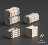 Kalthan Logistic Hub - Kalthan Containers 3D-printed model